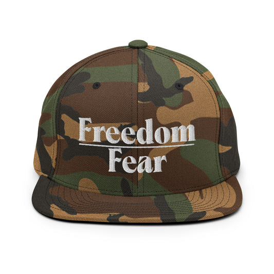 Freedom Over Fear (Snapback Hat)