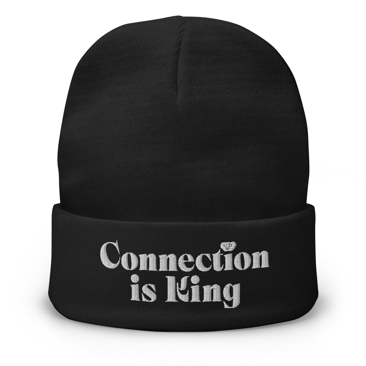 Connection is King (Embroidered Beanie)